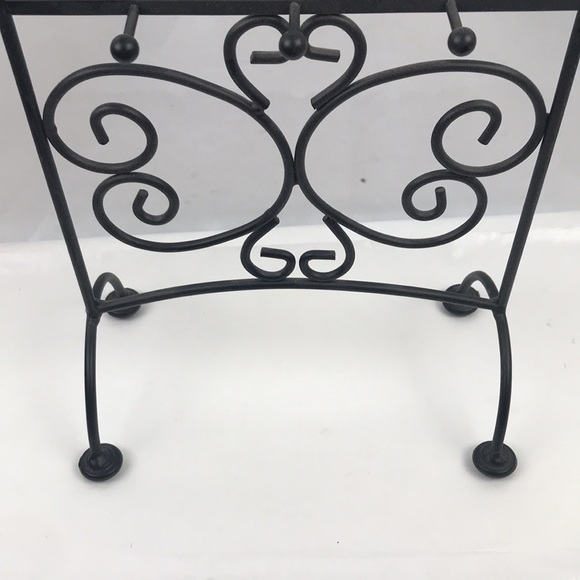 Excellent condition metal jewelry organizer display stand fashion finial detail - Picture 3 of 5